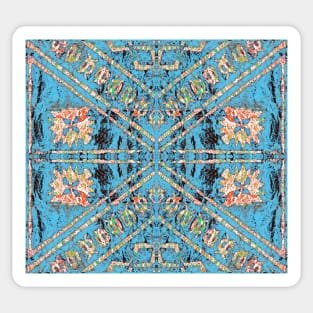 Fijian Tapa Cloth 27C by Hypersphere Sticker